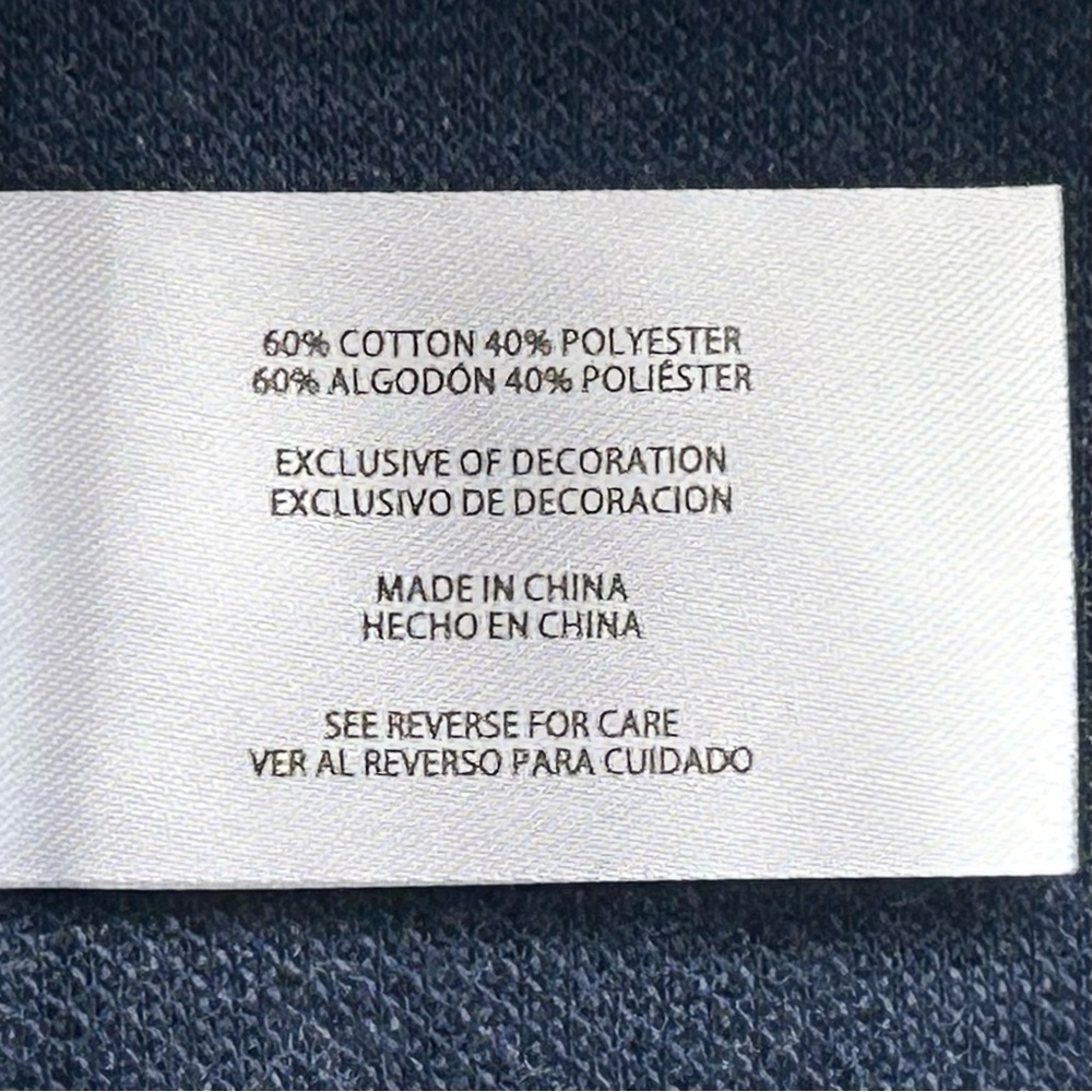 Banana Republic Men’s Crew Pullover Sweater Navy Blue size XL - Picture 7 of 7